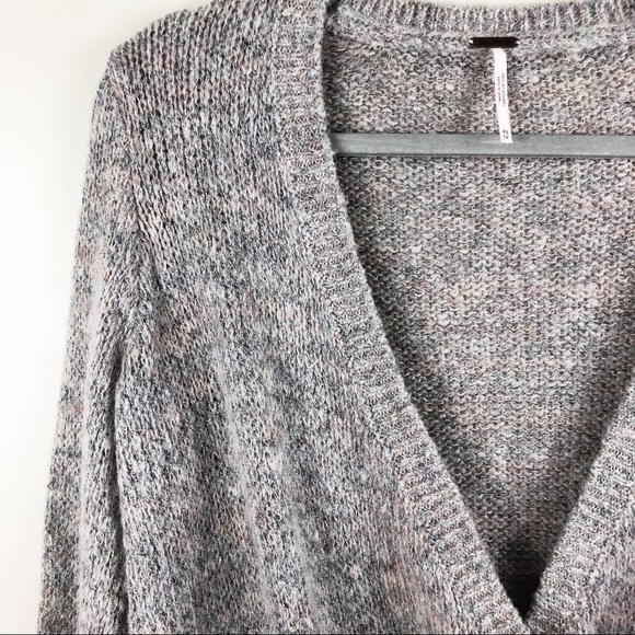 Free People Karina Wrap Mohair Sweater XS - Picture 3 of 8